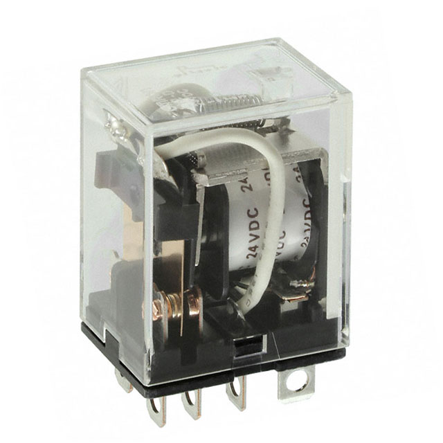 【LY2-D-DC24】RELAY GEN PURPOSE DPDT 10A 24V