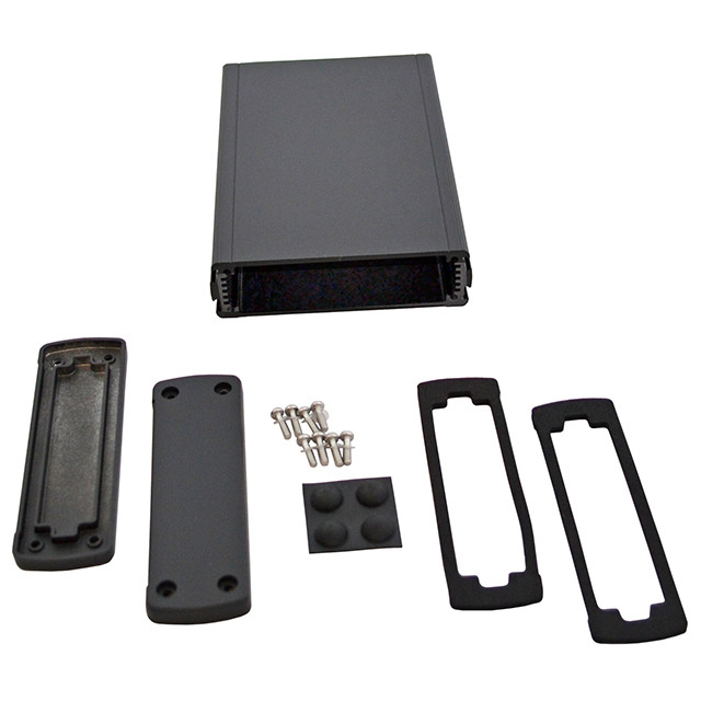 【EXN-23355-BK】BOX ALUM BLACK 6.65"L X 4.476"W