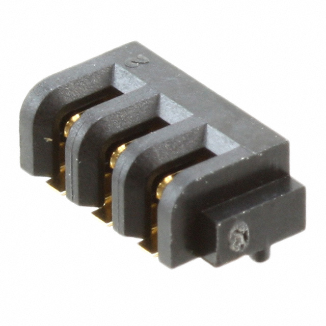 【1612901-1】CONN RCPT 3POS 2.00MM R/A SLDR