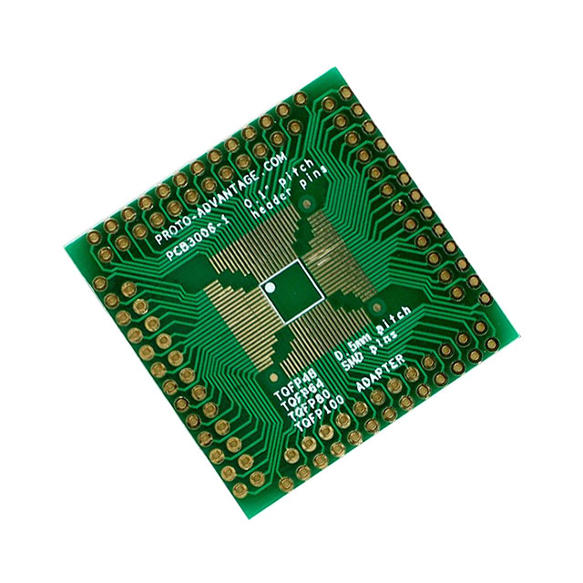 【PCB3006-1】QFP ADAPTER 0.5MM PITCH 48 64 80[バルク]