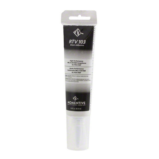 【RTV103-85ML】ADHESIVE SEALANT SIL BLACK PASTE