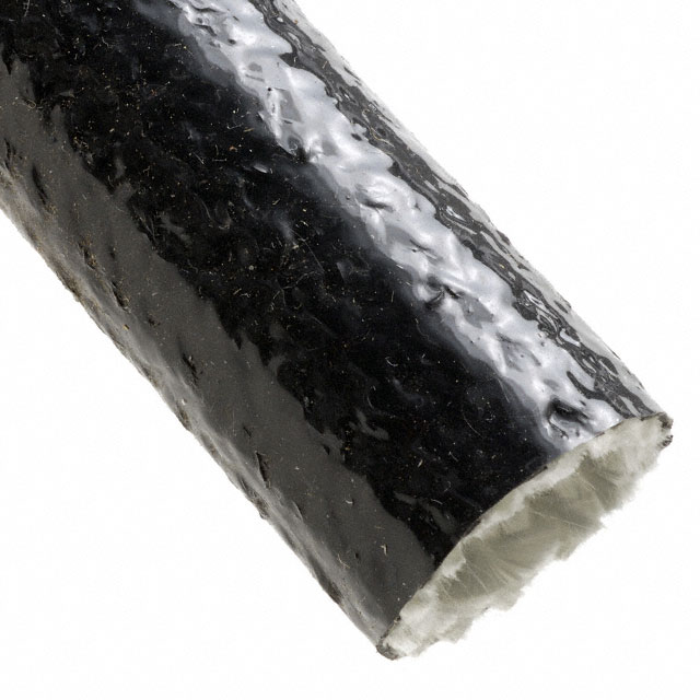 【FIN1.00BK50】SLEEVING 1" ID FBRGLASS 50' BLK