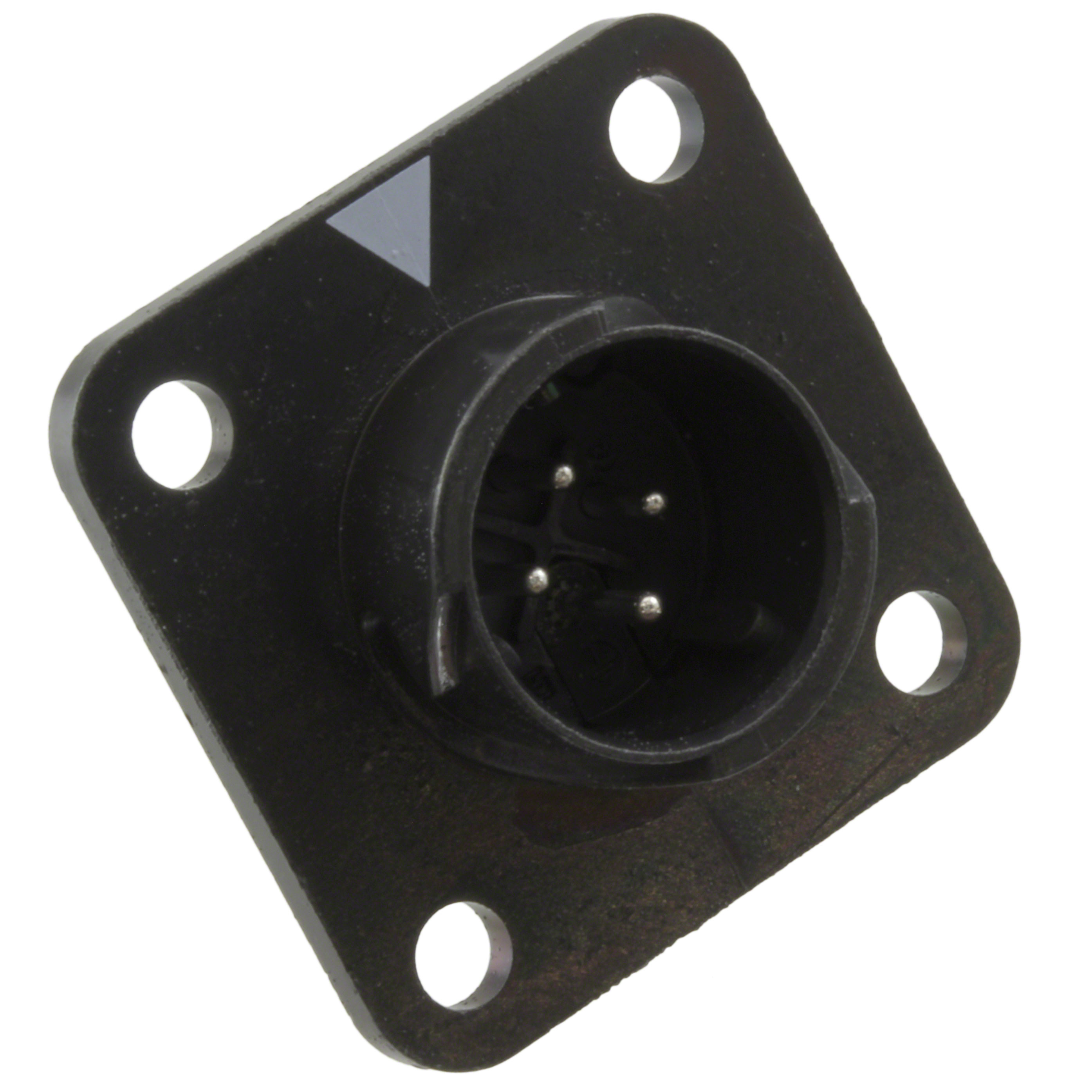 【HR34B-12WRB-4P-X】CONN RCPT MALE 4P SILV SLDR CUP