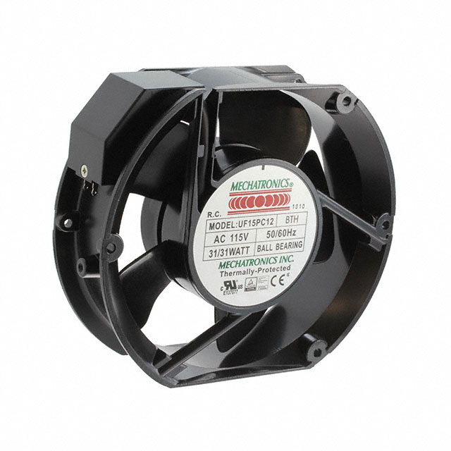 【UF15PC12-BTHR】FAN AXIAL 172X150X51MM 115VAC