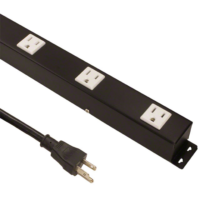 【EPS-4126N】POWER STRIP 48" 12 WHITE OUTLET