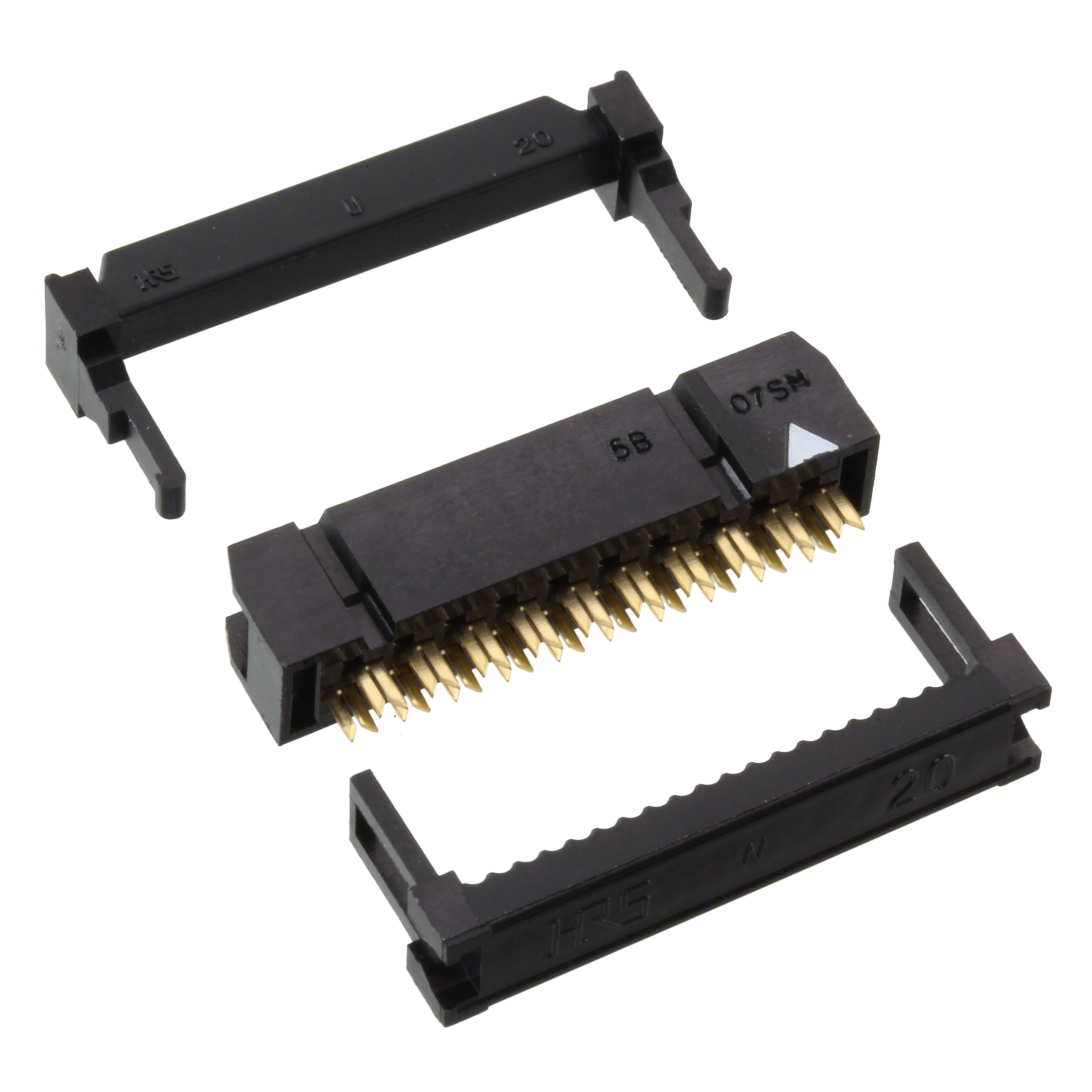 【HIF3BA-20D-2.54R】CONN SOCKET 20POS IDC 28AWG GOLD