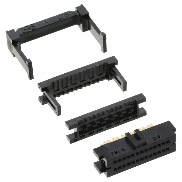 【HIF6-26D-1.27R(20)】CONN RCPT 26POS IDC 28AWG GOLD[トレイ]