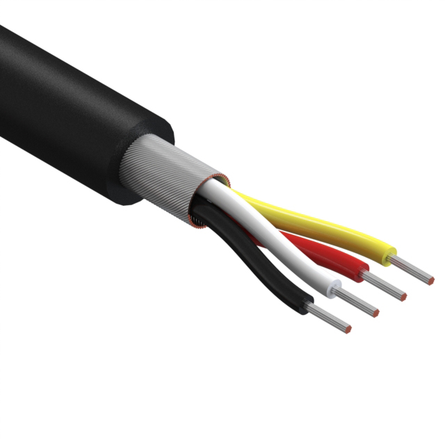 【30-00490】CABLE 4COND 32AWG BLK SHLD METER