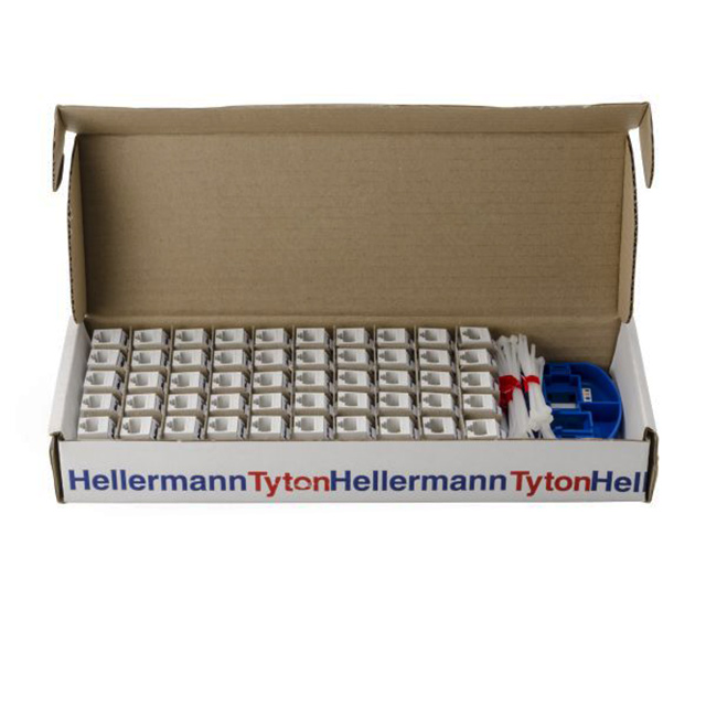INSERT RJ45 JACK TO IDC 50/BX【RJ45FC6B-W】