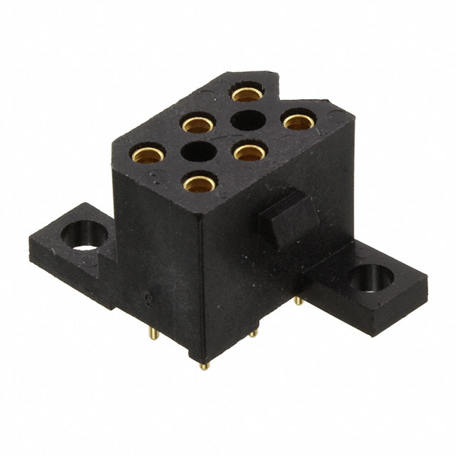 【SMS6GE3】CONN RCPT 6POS 0.2 GOLD PCB