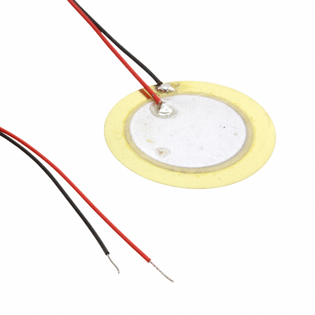 【AB2065B-LW100-R】BUZZER ELEMENT STD 6.5KHZ 20MM