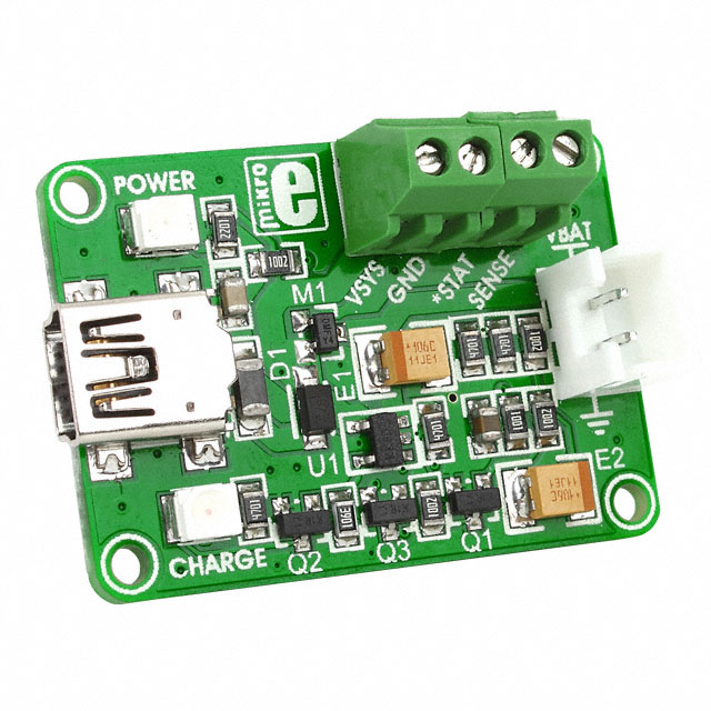 【MIKROE-1198】BOARD SMART USB LI-PO CHARGER