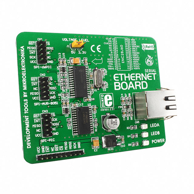 【MIKROE-124】EVAL BOARD FOR ENC28J60