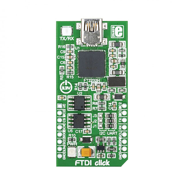 【MIKROE-1421】BOARD COMMUNICATION FTDI CLICK