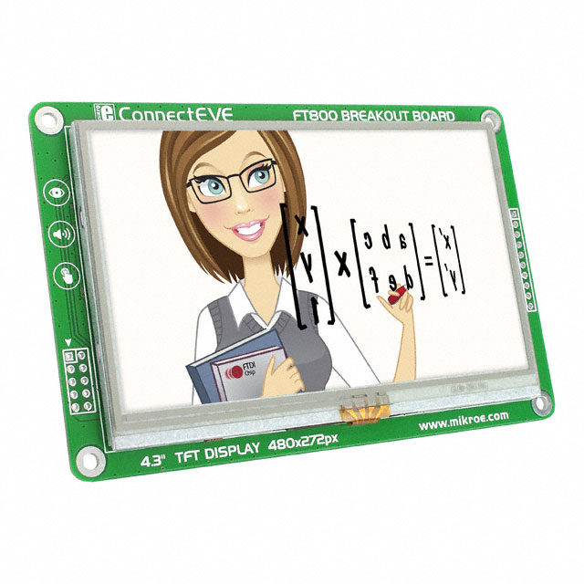 【MIKROE-1429】EVAL BOARD FOR FT800