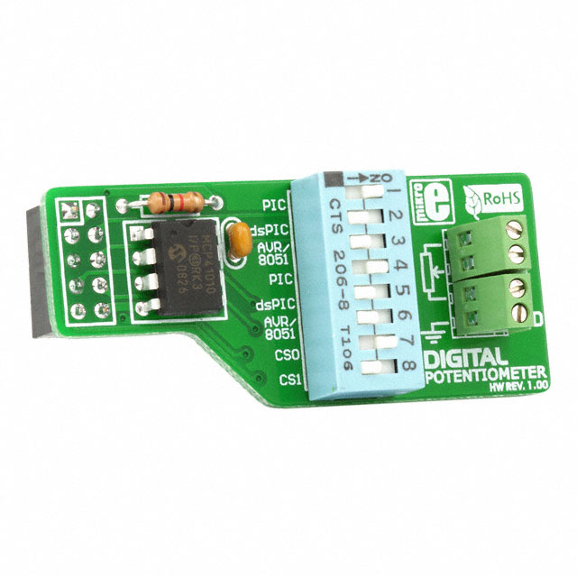 【MIKROE-198】BOARD DIGITAL POTENTIOMETER