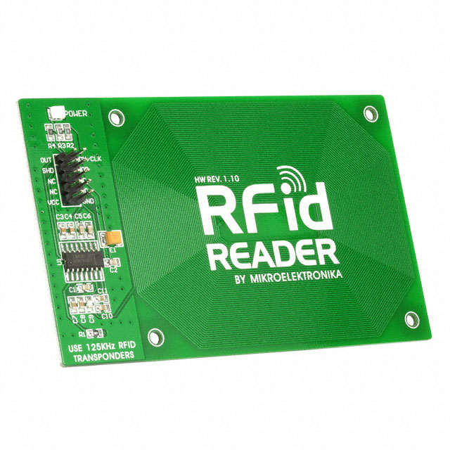 【MIKROE-262】RFID READER READ ONLY 125KHZ MOD