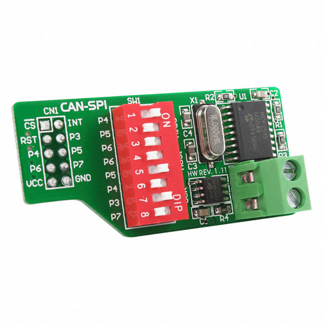 【MIKROE-68】BOARD CAN DEV TOOL W/SPI