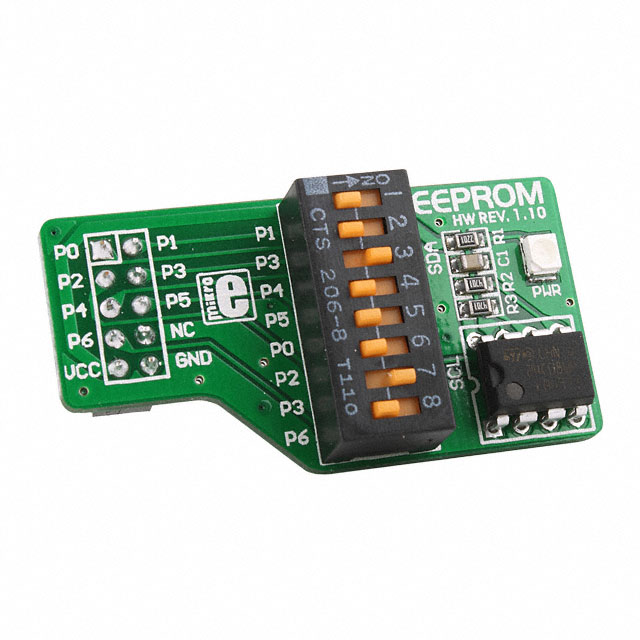 【MIKROE-88】EVAL BOARD FOR 24C08WP