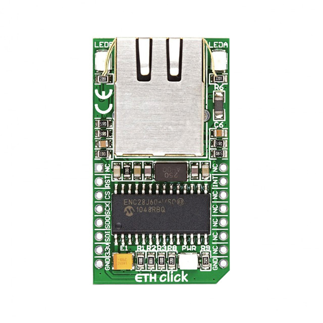 【MIKROE-971】BOARD ACCY ETH CLICK MIKROBUS