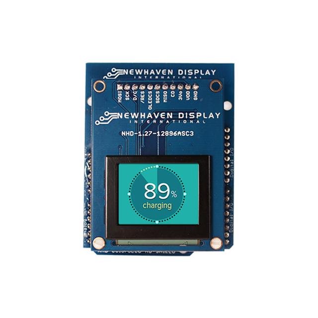 OLED 1.27" 128X96 SHIELD SPI【NHD-1.27-AU-SHIELD】