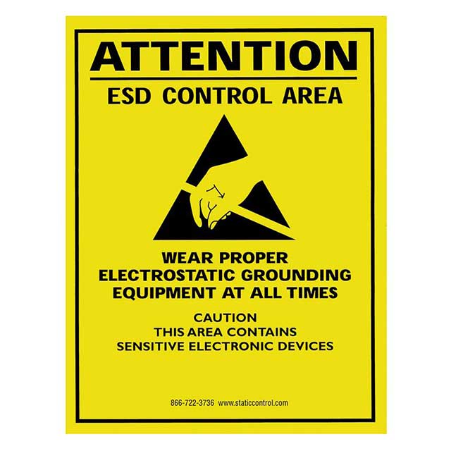 【SIGN17X22E】SIGN ESD/STATIC WARN 22"X17"