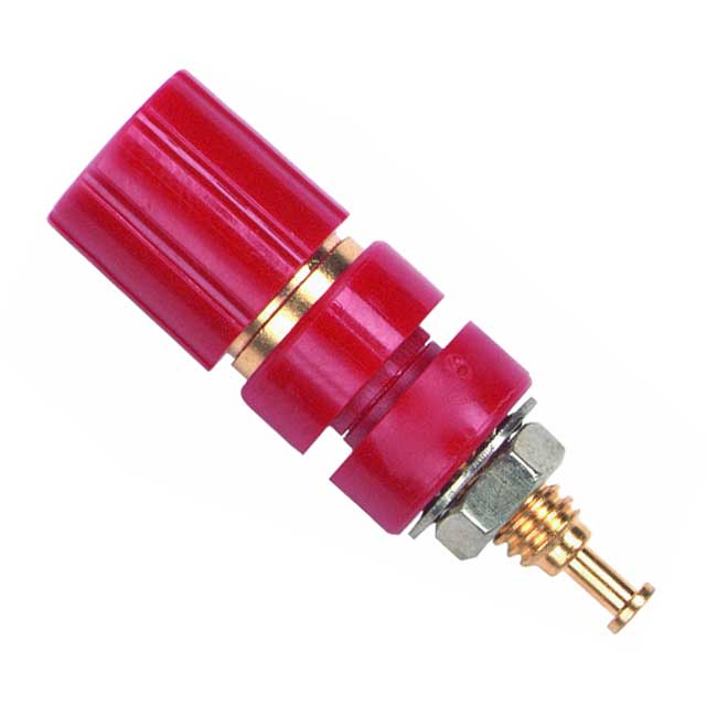 CONN BIND POST MINI KNURLED RED【2382-2】
