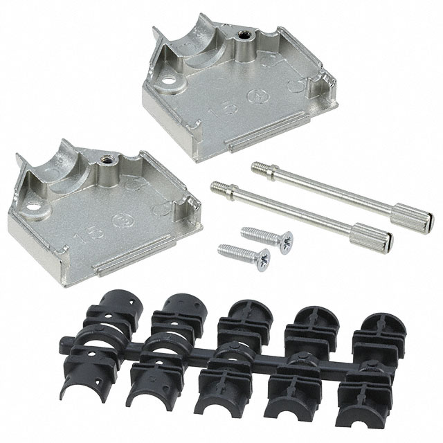 【09670150348】D SUB TOP ENTRY METAL HOOD 15 PO