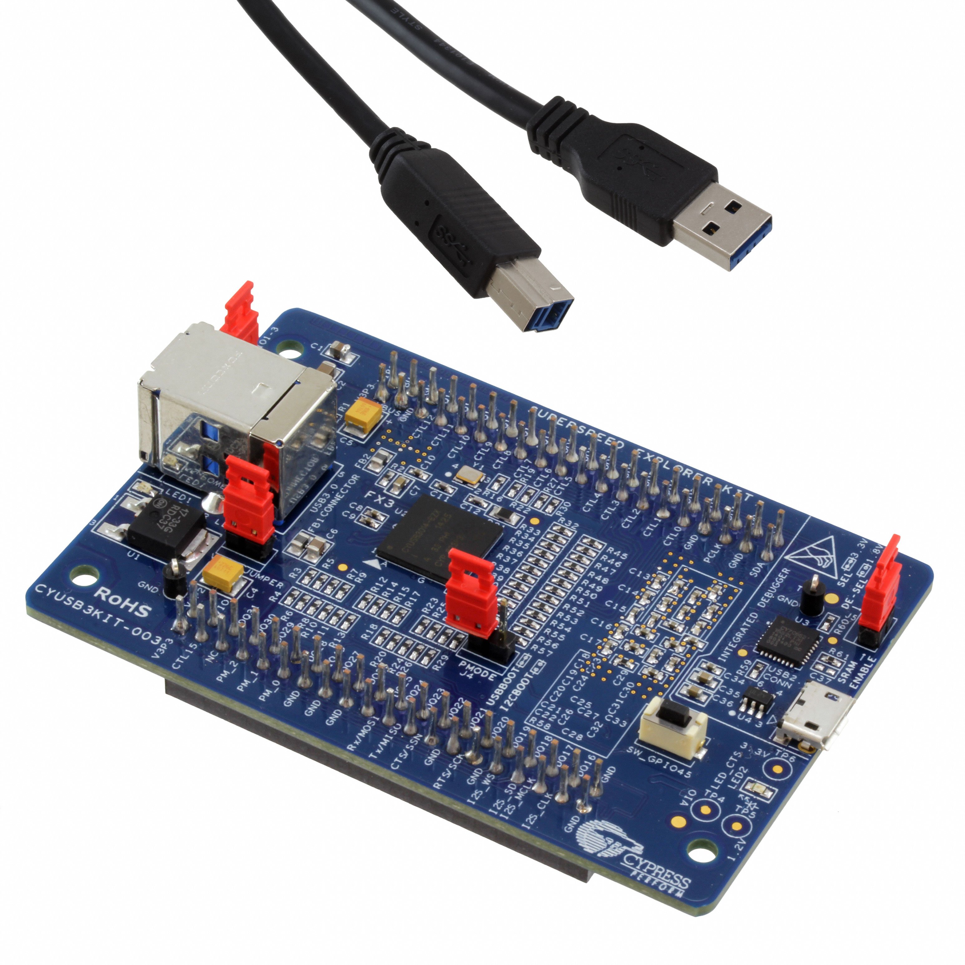【CYUSB3KIT-003】EVAL BOARD FOR CYUSB301X