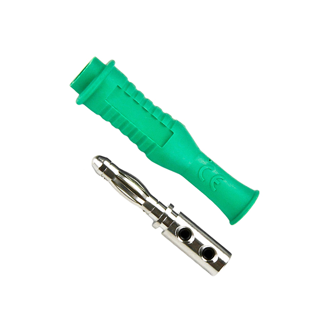 【CT3276-5】CONN BANANA PLUG SLDRLESS GREEN
