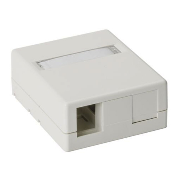 【SMBDUAL-FW】MOD BOX SMD 2PORT WHITE