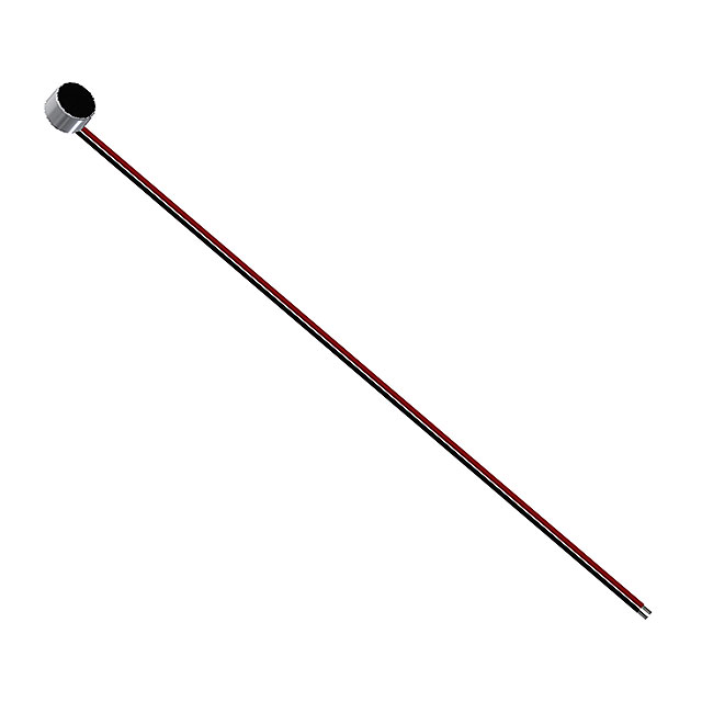 MIC COND ANLG OMNI -44DB 0.236"D【POW-1644L-B-LW100-R】