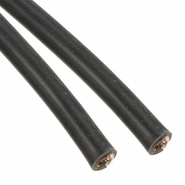 【WI-M-8-25-0】TEST LEAD 8AWG 1100V BLACK 25'