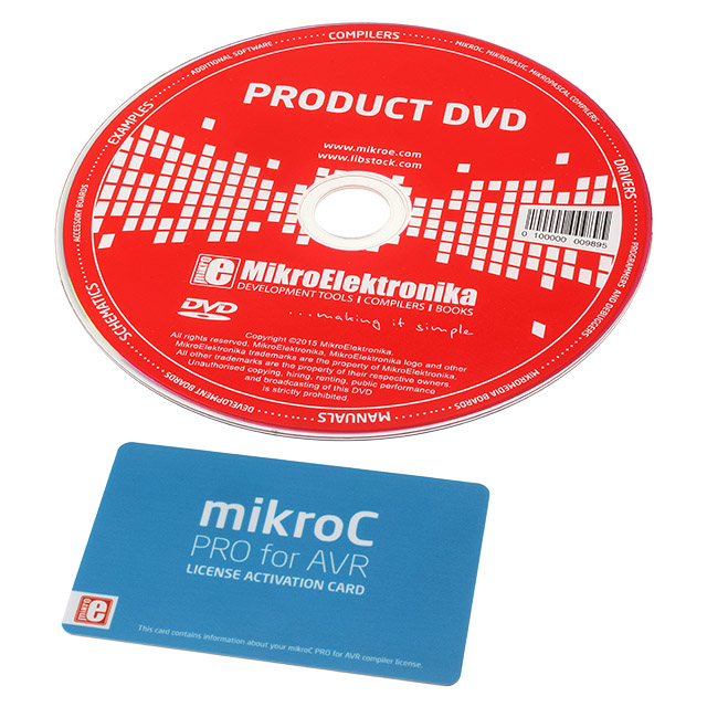 【MIKROE-1956】MIKROC PRO FOR AVR - LICENSE ACT
