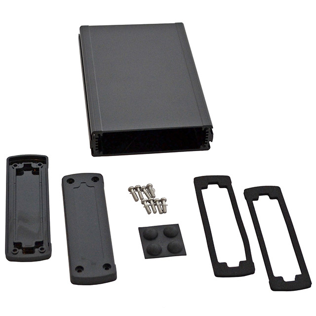 BOX ALUM BLACK 6.65"L X 4.476"W【EXN-23355-BKP】