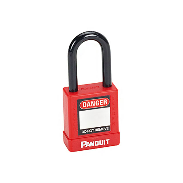 RED PLASTIC BODY PADLOCK【PSL-8】