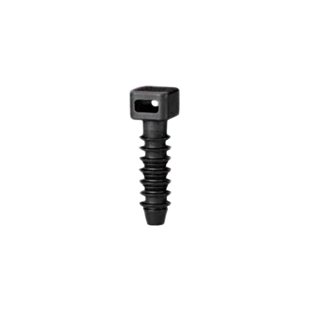 CABLE TIE HLDR SNGL PUSH MNT BLK【MPMS25-C0】