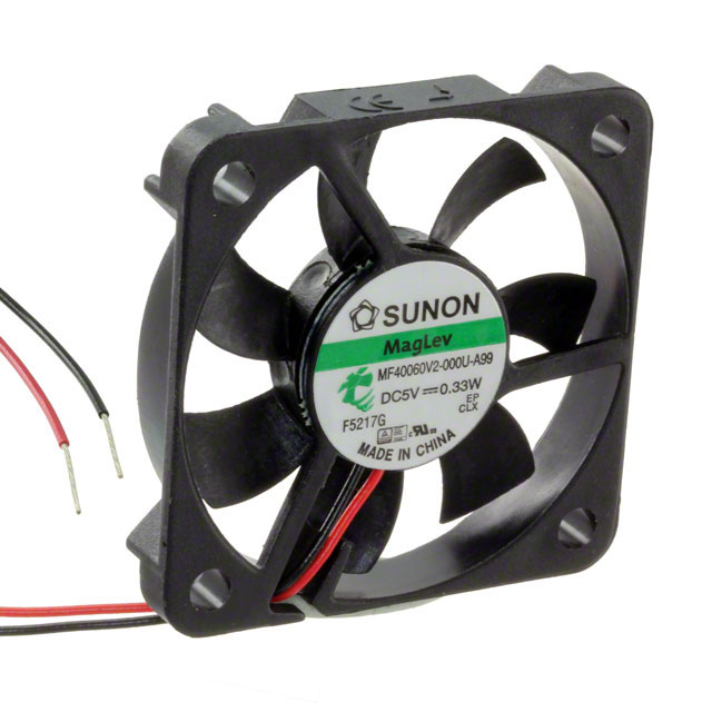 【MF40060V2-000U-A99】FAN AXIAL 40X6.9MM 5VDC WIRE