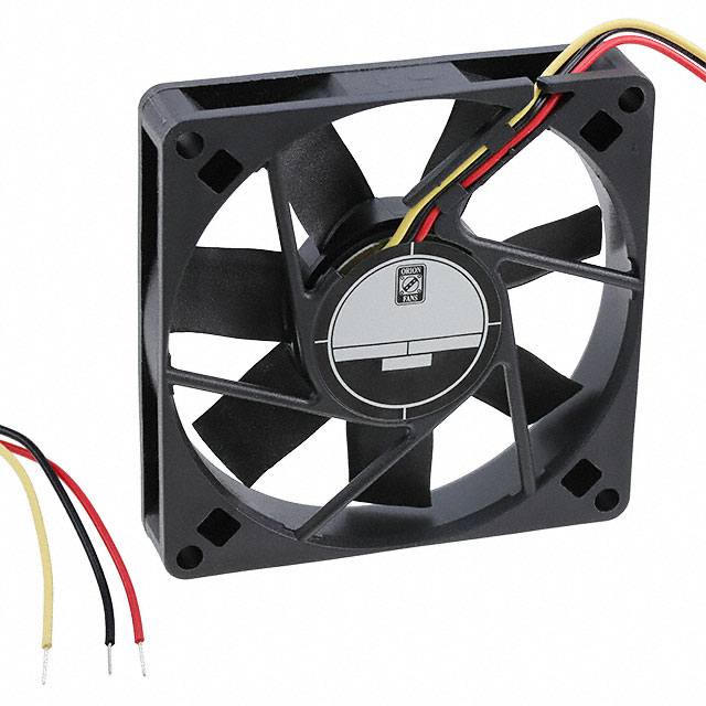 【OD8015-12HB01A】FAN AXIAL 80X15MM 12VDC WIRE[バルク]
