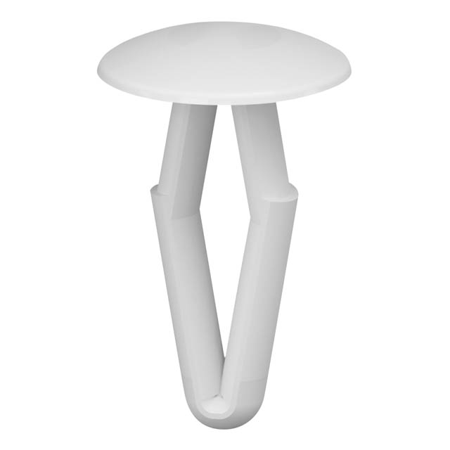 MOUNTING BUTTON 0.669 ACETAL WHT【DF-137-040】