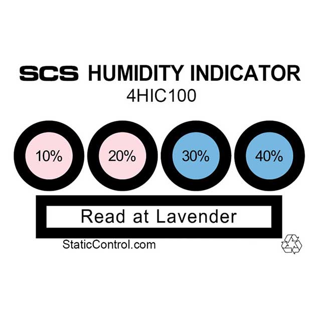 【4HIC100】HUMIDITY INDICATOR 4 SPOT 100PCS