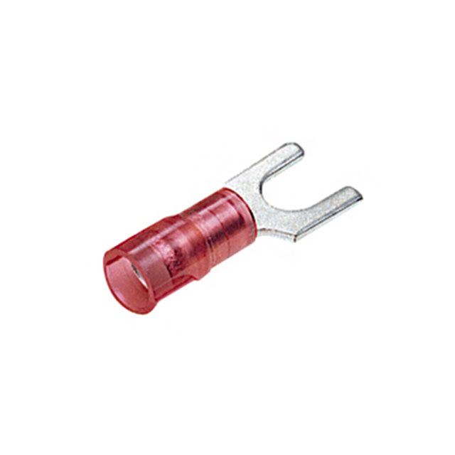 【PNF18-8F-3K】CONN SPADE TERM 18-22AWG #8 RED