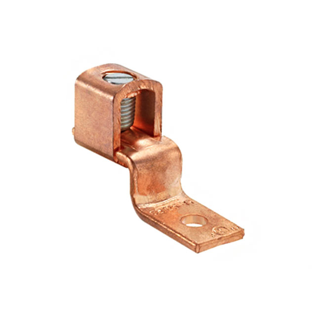 【CBA70-14SL-CY】CONN TERM RECT LUG 4-14 AWG #1/4