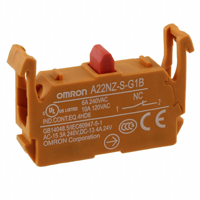【A22NZ-S-G1B】CONTACT BLOCK SPST-NC 10A 120V