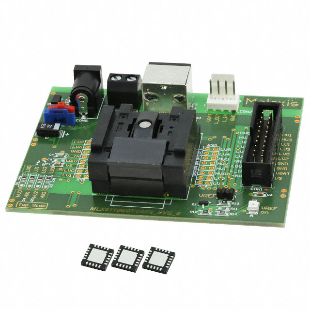 【EVB81107-A1】EVAL PCB MLX81107 LIN RGB W/SKT