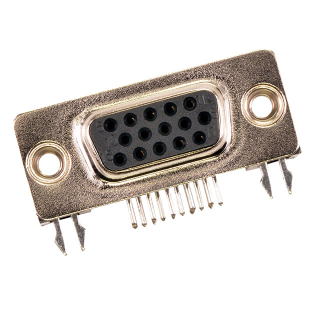 【1731130133】CONN D-SUB HD RCPT 15P R/A SLDR