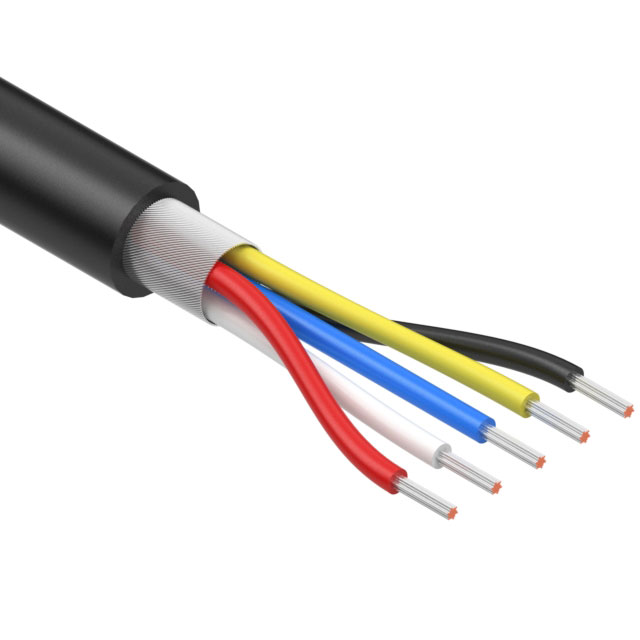 CABLE 5COND 32AWG BLK SHLD 502'【30-01132】