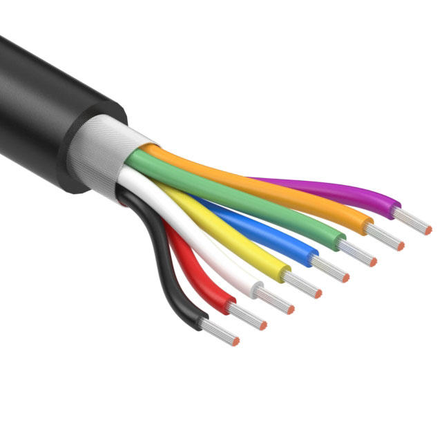 【30-01168】CABLE 8COND 26AWG BLACK SHLD