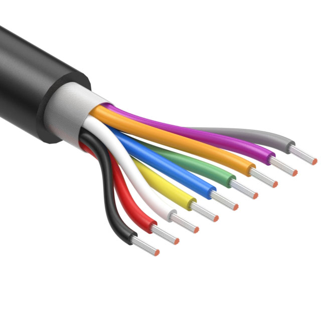 CABLE 9COND 32AWG BLK SHLD 30M【30-01192】