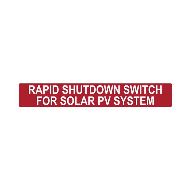 【596-00890】RAPID SHUTDWN SWITC 2017 10/PK